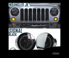 2 Frecce LED Anteriori Per JEEP WRANGLER JK Nere