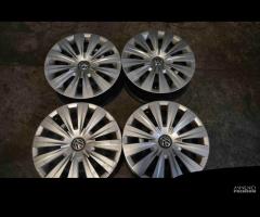 4 cerchi ferro volkswagen polo ibiza a1 r15 ft1590