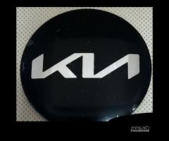 4 lentine kia nero logo cromo cp168