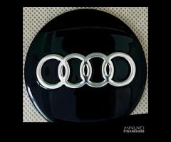 4 lentine audi nero logo cromo cp133