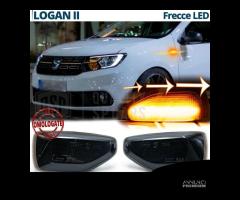 FRECCE LED Dinamiche per Dacia LOGAN 2 NERE CANbus