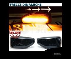 FRECCE LED Dinamiche per Dacia LOGAN 2 NERE CANbus