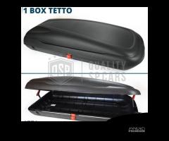 Baule Box Tetto 400Lt per LAND ROVER Portabagagli