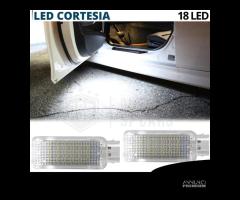 Luci di Cortesia LED Per Audi Sottoporta Luce Bian