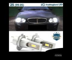 Kit Lampade LED H7 per ROVER 25 Bianco PURO 8000LM