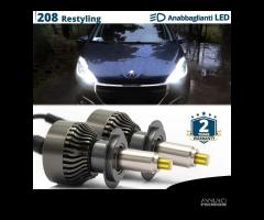 Kit LED H7 Peugeot 208 Restyling Fari Lenticolari