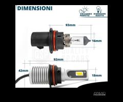 Lampadine FULL LED HB1 BIANCA 6500K 8000LM CANBUS