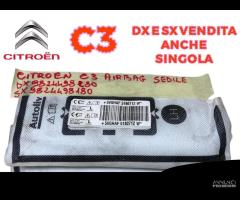 AIRBAG SEDILE SINISTRO CITROEN C3 Serie 9824498180