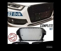 Calandra + Griglie Fendinebbia Audi Q3 RSQ3 11-14