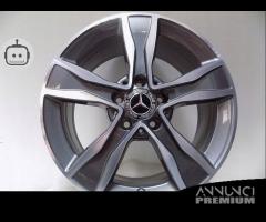 4 cerchi lega mercedes classe c r17 lt3172