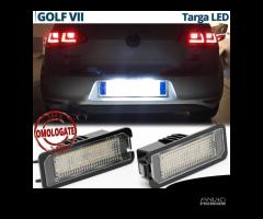 Luci Targa LED VW Golf 7 Placchette 18 LED CANbus