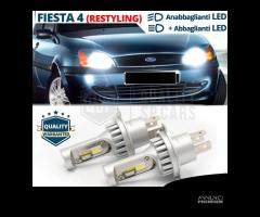 KIT Lampadine LED H4 Per FORD FIESTA 4 6500K 8000L