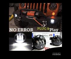 Fari FENDINEBBIA LED PER JEEP WRANGLER JK 6500K