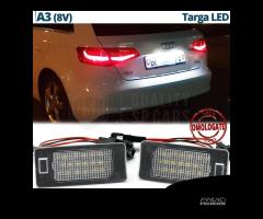 2 Luci TARGA Full LED per AUDI A3 8V CANbus 6500K