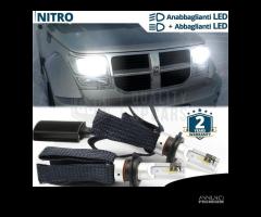 Lampade LED H4 per Fari DODGE NITRO CANbus 6500K