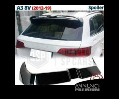 SPOILER Posteriore Audi A3 8V Alettone Rs3 style - 8