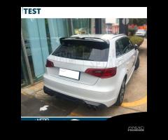 SPOILER Posteriore Audi A3 8V Alettone Rs3 style - 10