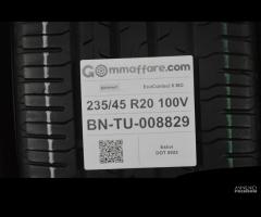 4 pneumatici continental 235/45 r20 100v tu8829