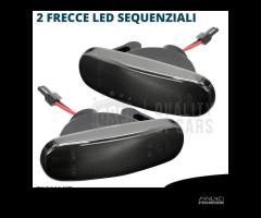 2 Frecce LED Dinamiche Laterali Fiat PANDA 2 Nere