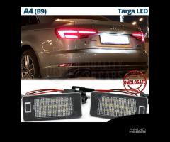 Luci TARGA LED per AUDI A4 B9 PLACCHETTE CANbus