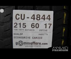 2 pneumatici dunlop 215/60 r17 109t cu005080