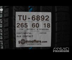 4 pneumatici continental 265/60 r18 110h tu005031