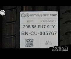 2 pneumatici continental 205/55 r17 91y cu005767 - 5