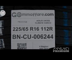 2 pneumatici michelin 225/65 r16 112r cu006244