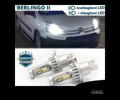 LAMPADINE LED H4 per CITROEN BERLIGO 2 6500K 8000L