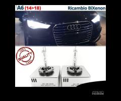 Lampadine BI XENON D5S per AUDI A6 C7 Luce Bianca