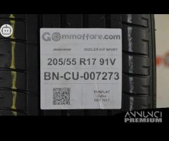 2 pneumatici bridgestone 205/55 r17 91v cu007273