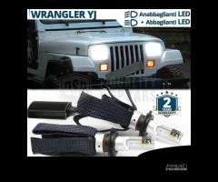 Lampadine LED H4 per Fari JEEP WRANGLER YJ 6500K