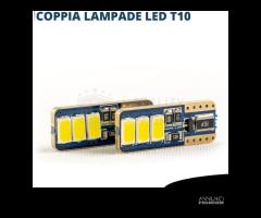 2 Lampadine LED T10 W5W CANbus Luce Bianca POTENTE