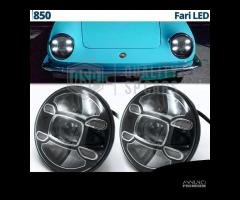 2 FARI Anteriori FULL LED PER FIAT 850 Luci 6500K