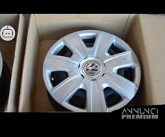 4 cerchi ferro volkswagen polo r14 ft001537 - 5