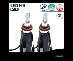 KIT Trasformazione Lampade FULL LED H9 6500K 8000L