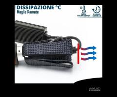 KIT Trasformazione Lampade FULL LED H9 6500K 8000L - 7