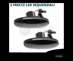 Frecce LED Dinamiche Laterali per Nissan Juke Nere