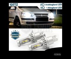 Lampade LED H4 Per Fari HYUNDAI GETZ 6500K 8000LM