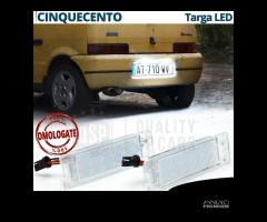 Luci Targa LED FIAT CINQUECENTO 91-98 Placchette