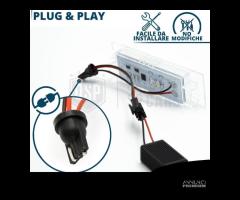 Luci Targa LED FIAT CINQUECENTO 91-98 Placchette