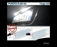 Luci TARGA LED FIAT PUNTO 2 188 Placchette CANBUS