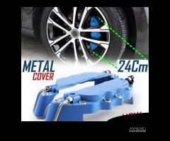 2 Cover COPRI PINZE Freni Auto BLU Tuning 24CM