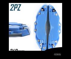 2 Cover COPRI PINZE Freni Auto BLU Tuning 24CM