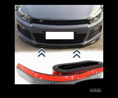 SPOILER ANTERIORE per VW SCIROCCO LAMA CARBONIO