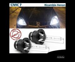 2 Lampadine Ricambio Xenon D2S per HONDA CIVIC 7