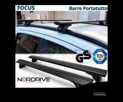 Barre Portatutto per Ford Focus in Alluminio Nero