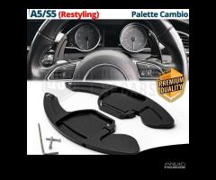 PALETTE Cambio PER AUDI A5 RS5 8T Leve Paddle Nere