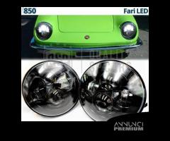 2 FARI LED Anteriori 7 Pollici PER FIAT 850 6500K