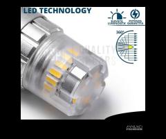 1 Lampadina LED T20 W21W CANbus Luce Bianca 6500K - 9